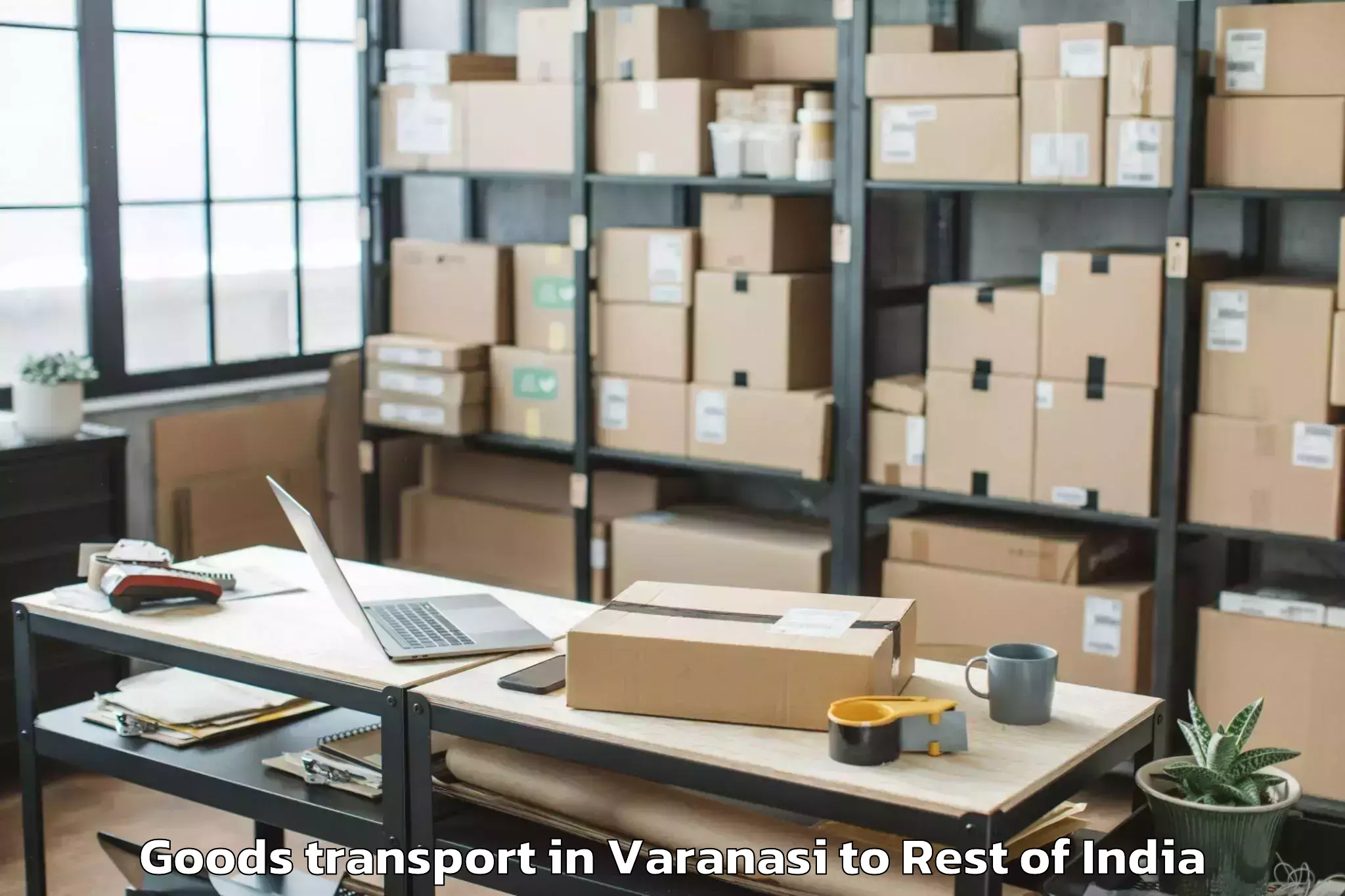 Get Varanasi to Boinpalli Goods Transport